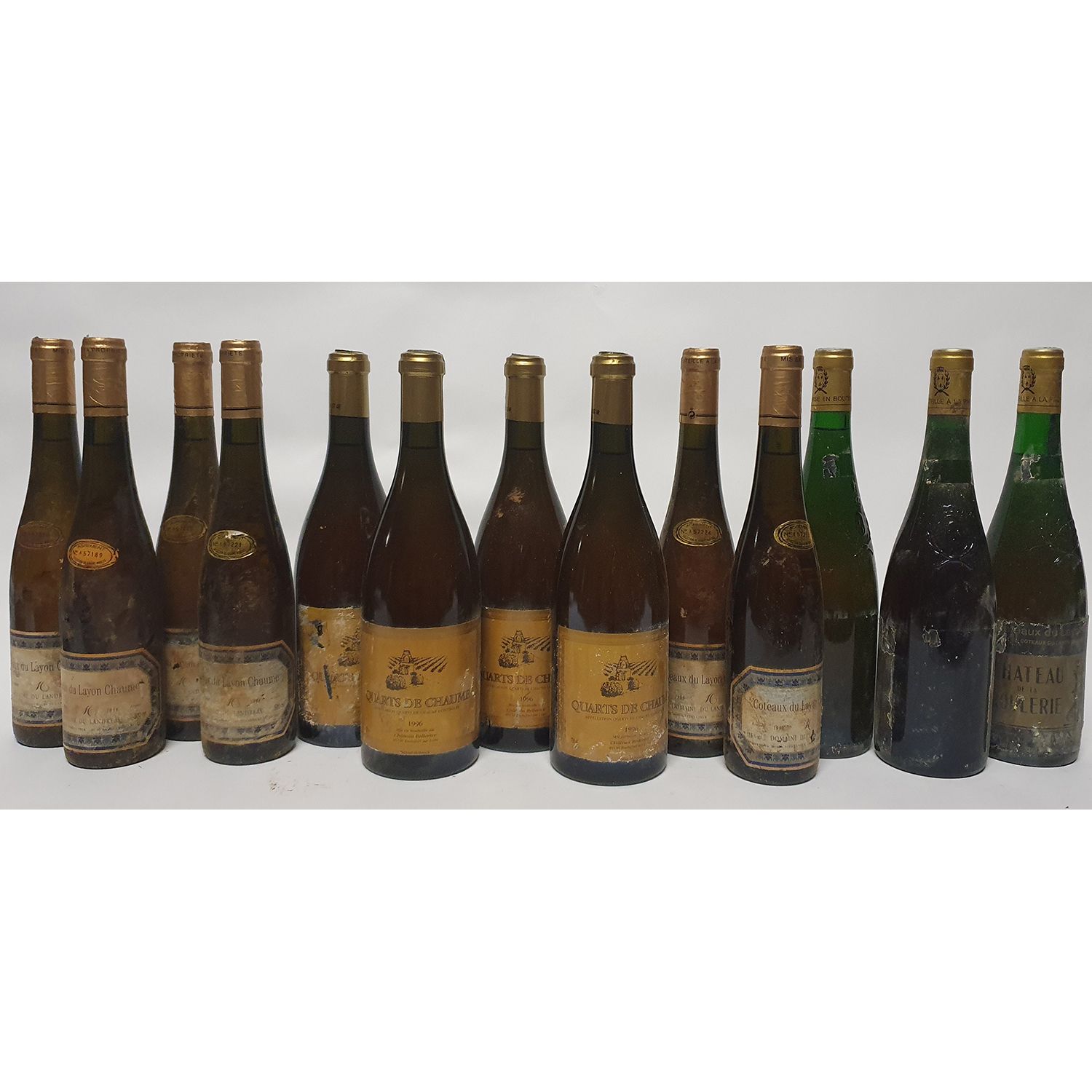Null 一套6个半瓶和7瓶 3瓶 COTEAUX-DU-LAYON, Château de la Roulerie 1989 2 ETA 4瓶 QUARTS-&hellip;