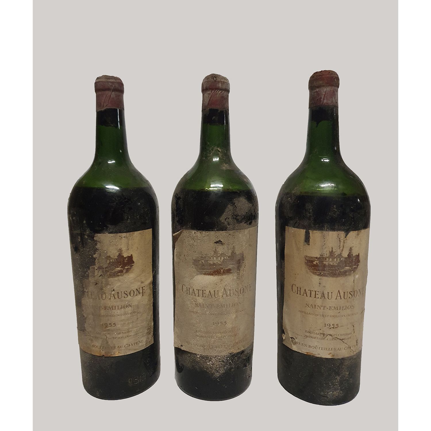 Null 3瓶奥松酒庄，圣埃米利永一级酒庄1955 ES, EA, 2 MB/B, 1 B
