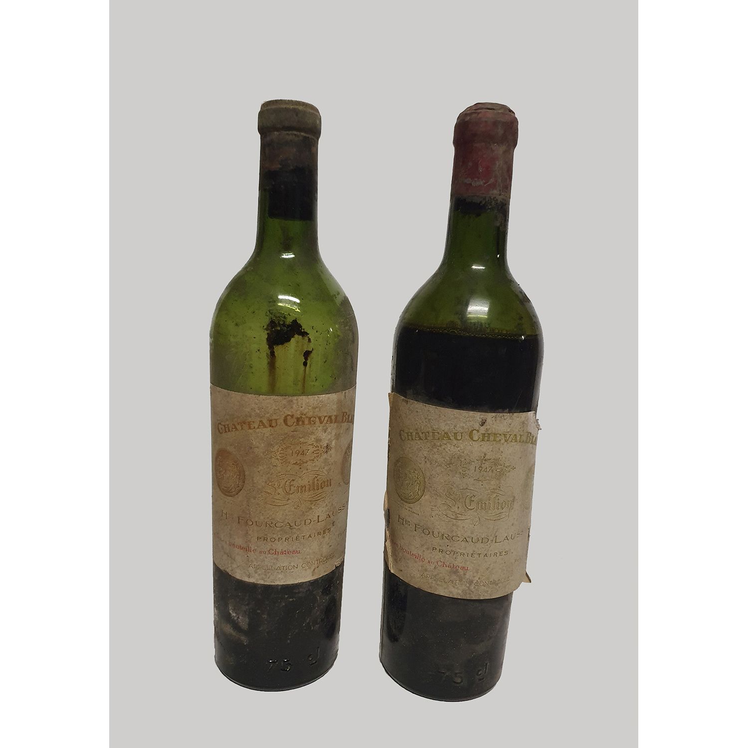 Null 1 bouteille Château CHEVAL-BLANC, 1° Grand Cru Saint-Emilion 1947 B/V