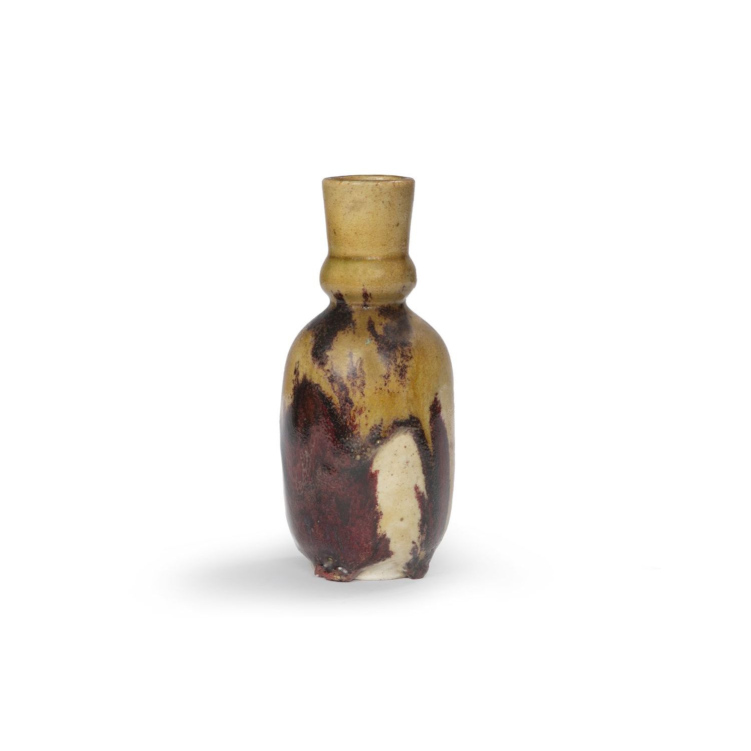 Null 阿曼德-鲁索（19-20）和布雷特伊的格蕾丝协会（Société des grès de Breteuil

约1895年的炻器柱形花瓶，有牛血色、米&hellip;