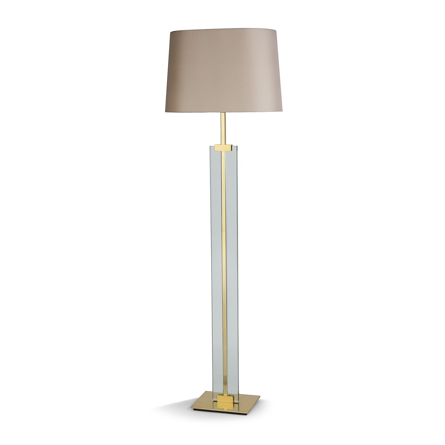 Null FONTANA ARTE (IN THE STYLE)

Floor lamp with geometric structure in brass, &hellip;