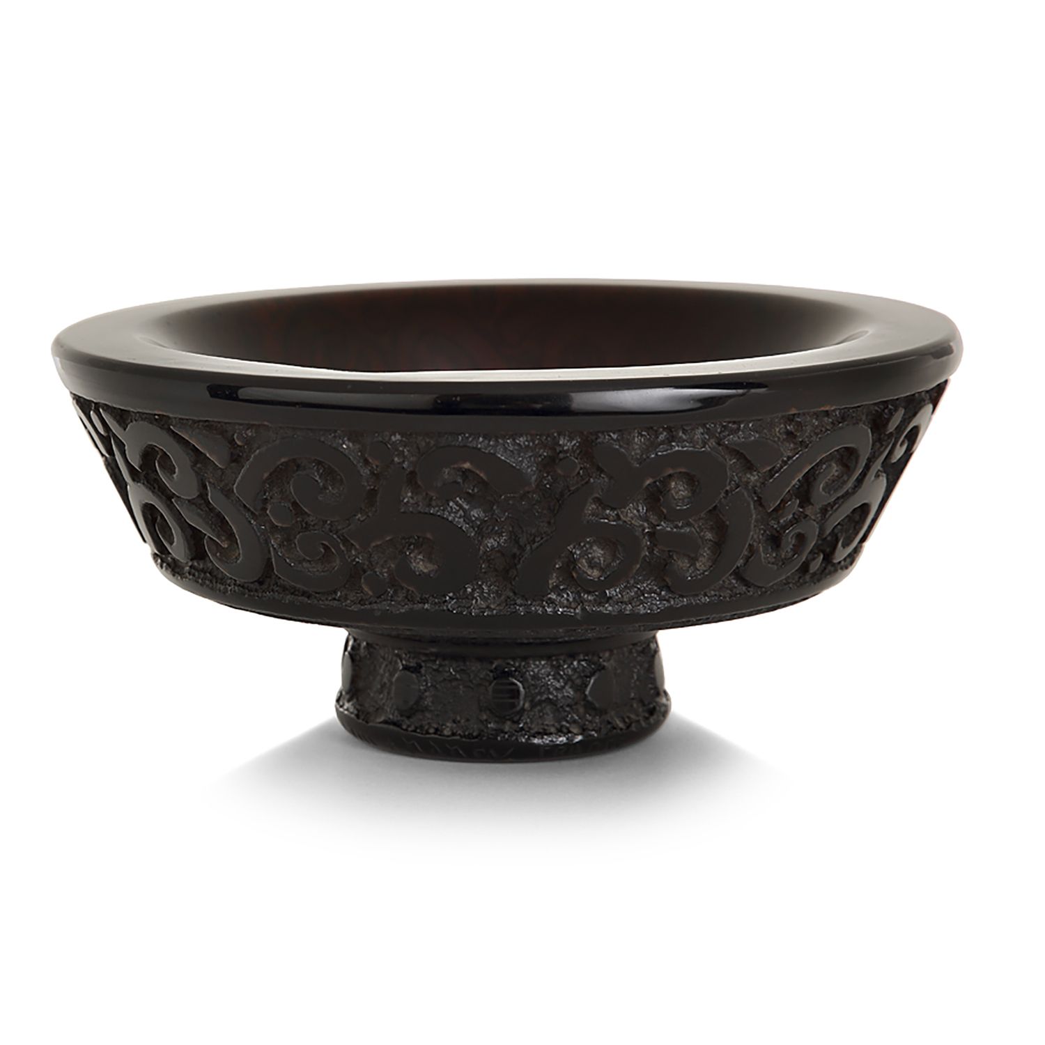 Null DAUM NANCY

Hollow circular bowl on pedestal in thick amethyst glass, acid-&hellip;