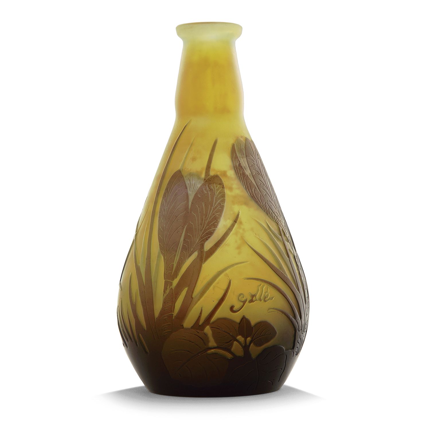 Null ÉTABLISSEMENTS GALLÉ (1904-1936)

Vase piriform aus violettem Mehrschichtgl&hellip;