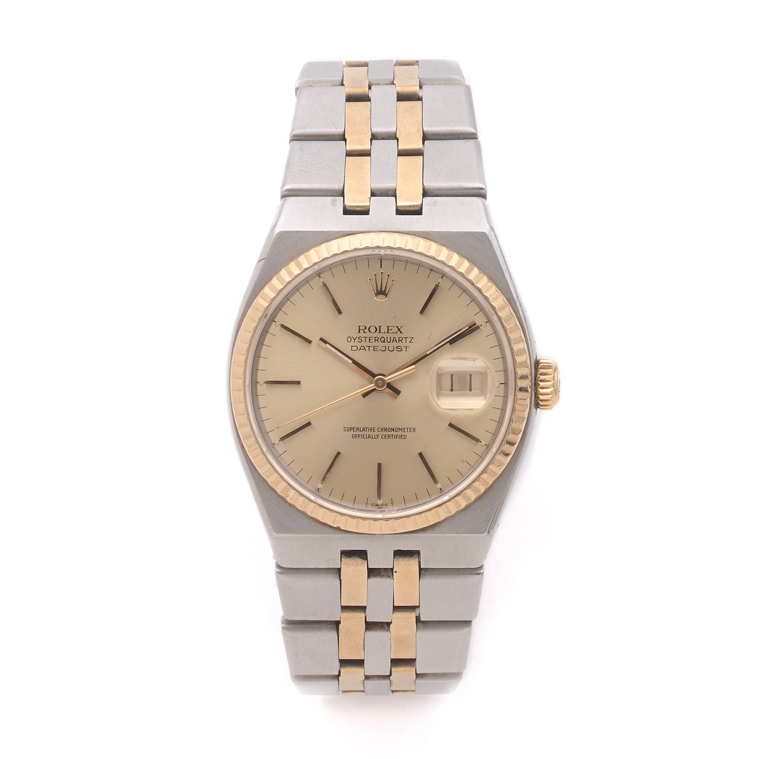 Null ROLEX

DATEJUST OYSTERQUARTZ. REF. 17013.

CIRCA 1978

Yellow gold and stee&hellip;
