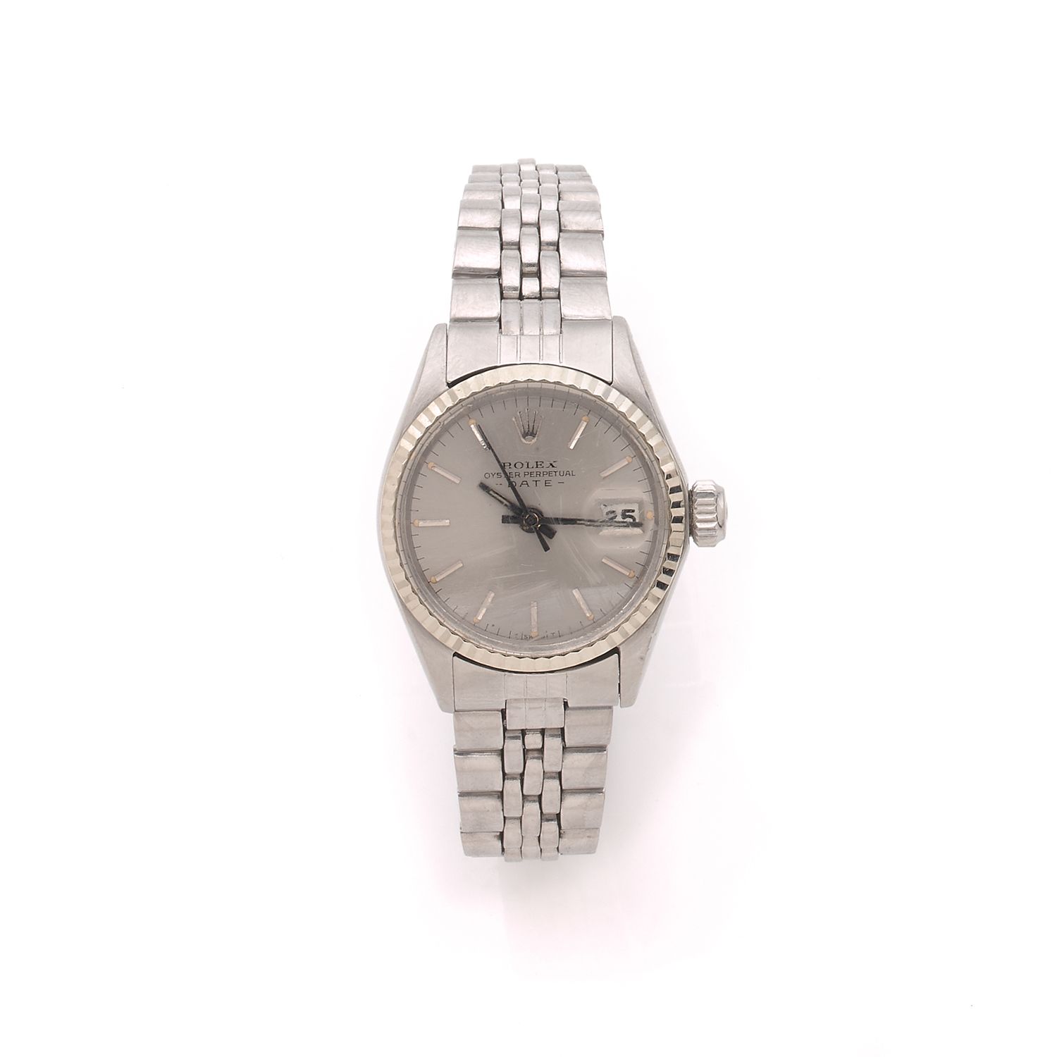 Null ROLEX

LADY DATE. REF.6517.

CIRCA 1968

Ladies' wristwatch in steel.

CASE&hellip;