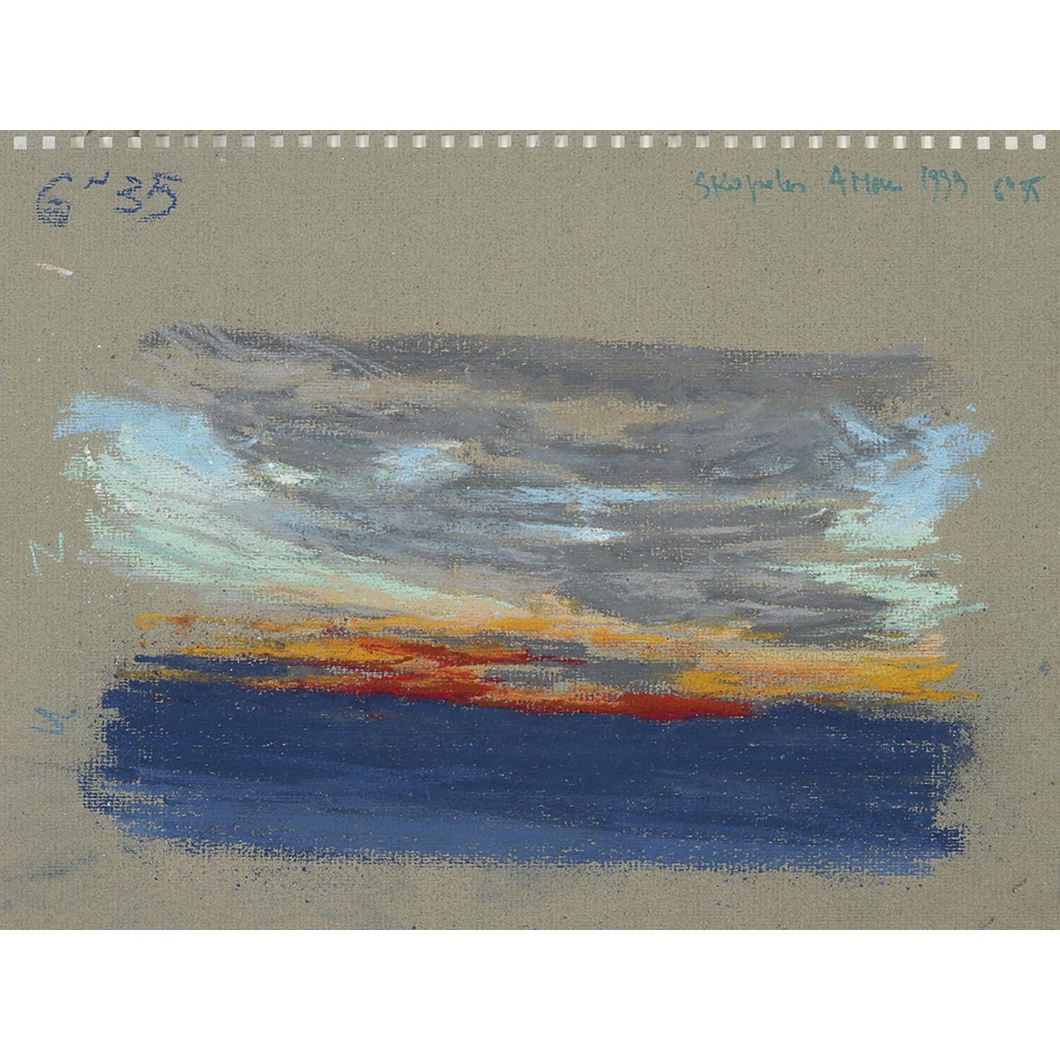 Null DENIS RIVIÈRE (1945-2020)

SKY OF MARCH 4, 1999

Pastel on paper 

Signed l&hellip;