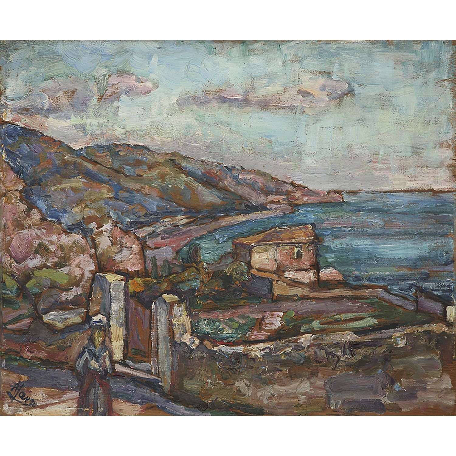 Null 马尼亚-马夫罗(1889-1969)

海滨动画

板上油彩

左下方有签名

面板油画；左下角有签名

37,8 x 46 cm - 14 7/8 &hellip;