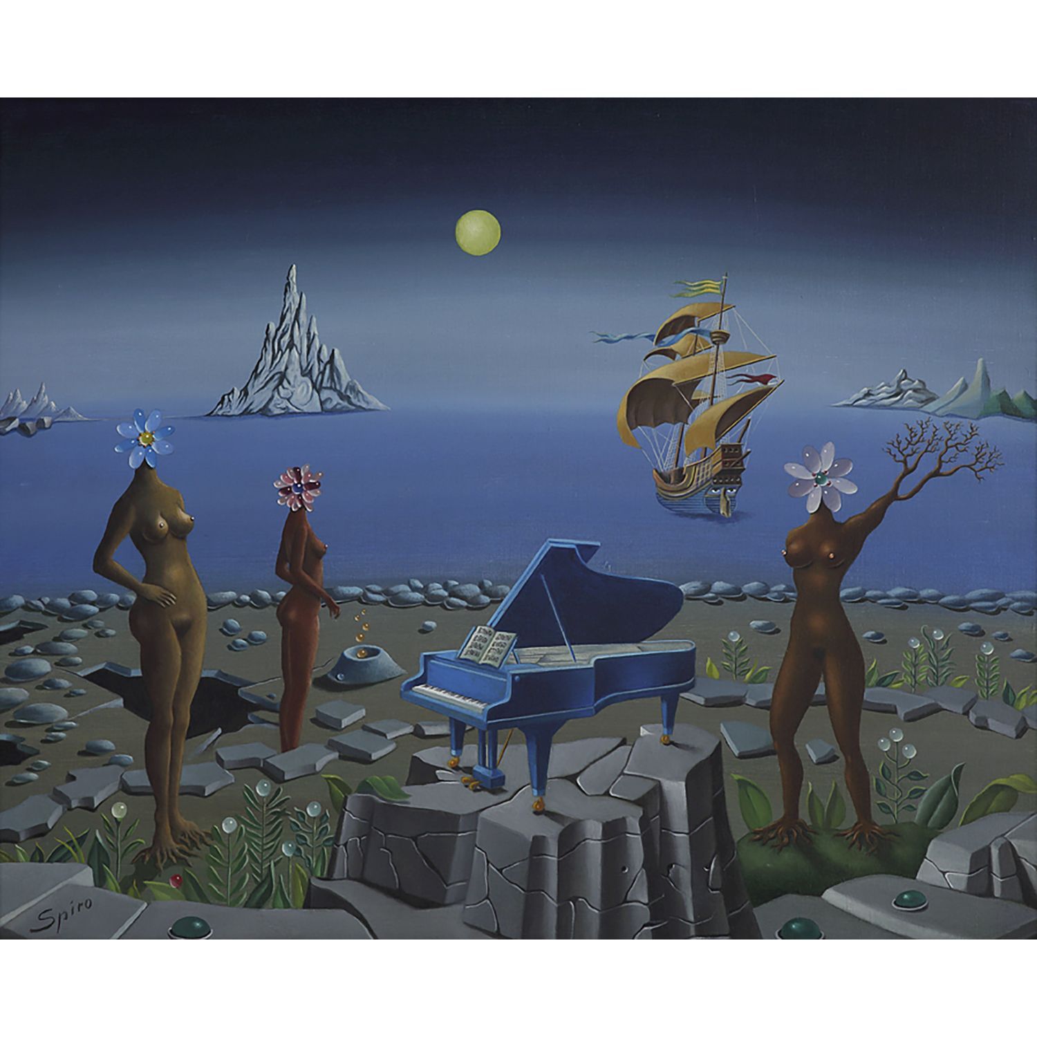 Null GEORGES SPIRO (1909-1984)

ULYSSE AND THE SIRENS

Oil on canvas 

Signed lo&hellip;