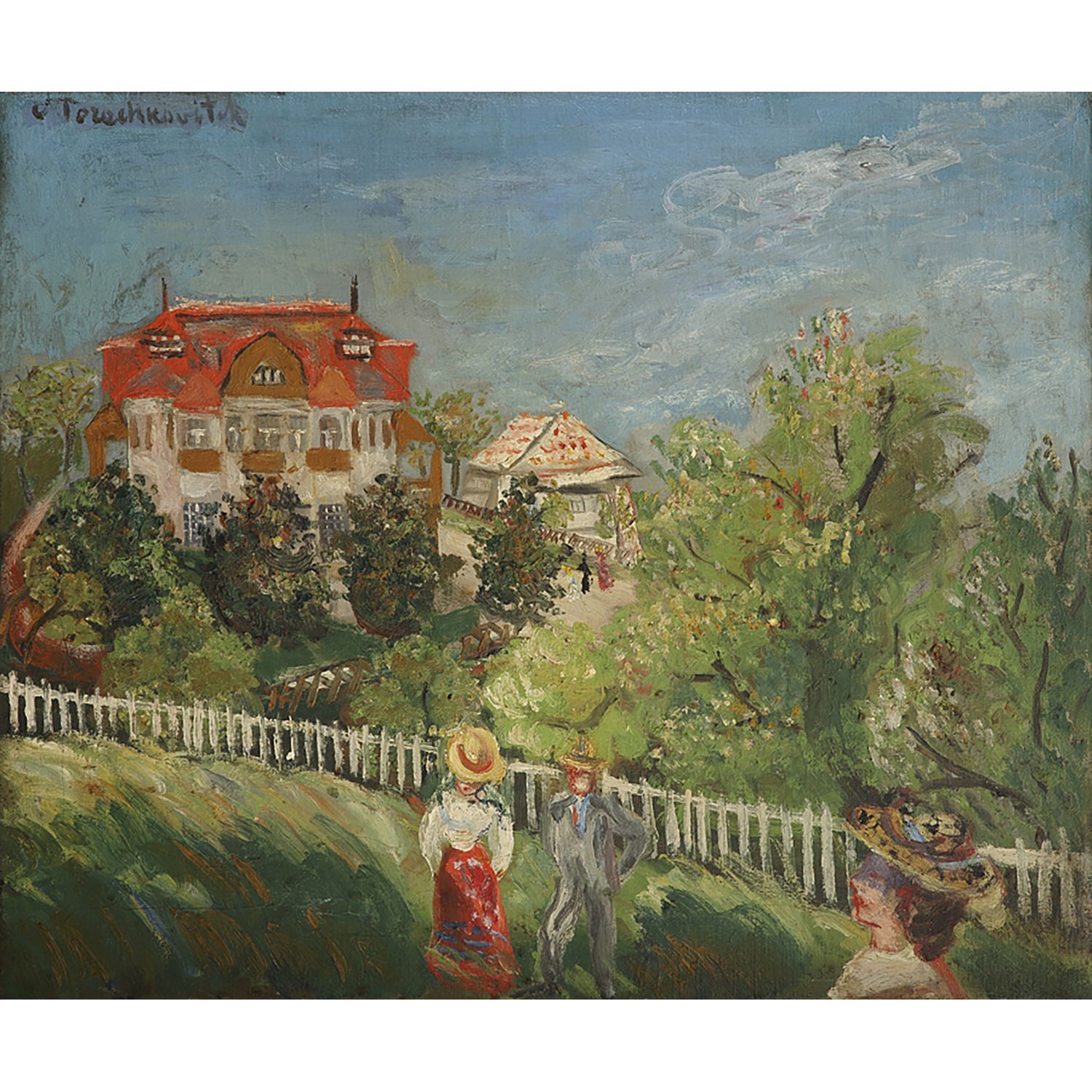 Null 康斯坦丁-特列奇科维奇(1902-1978)

周末在大夏

布面油画

左上角有签名

布面油画；左上方有签名

46 x 55 cm - 18 1&hellip;