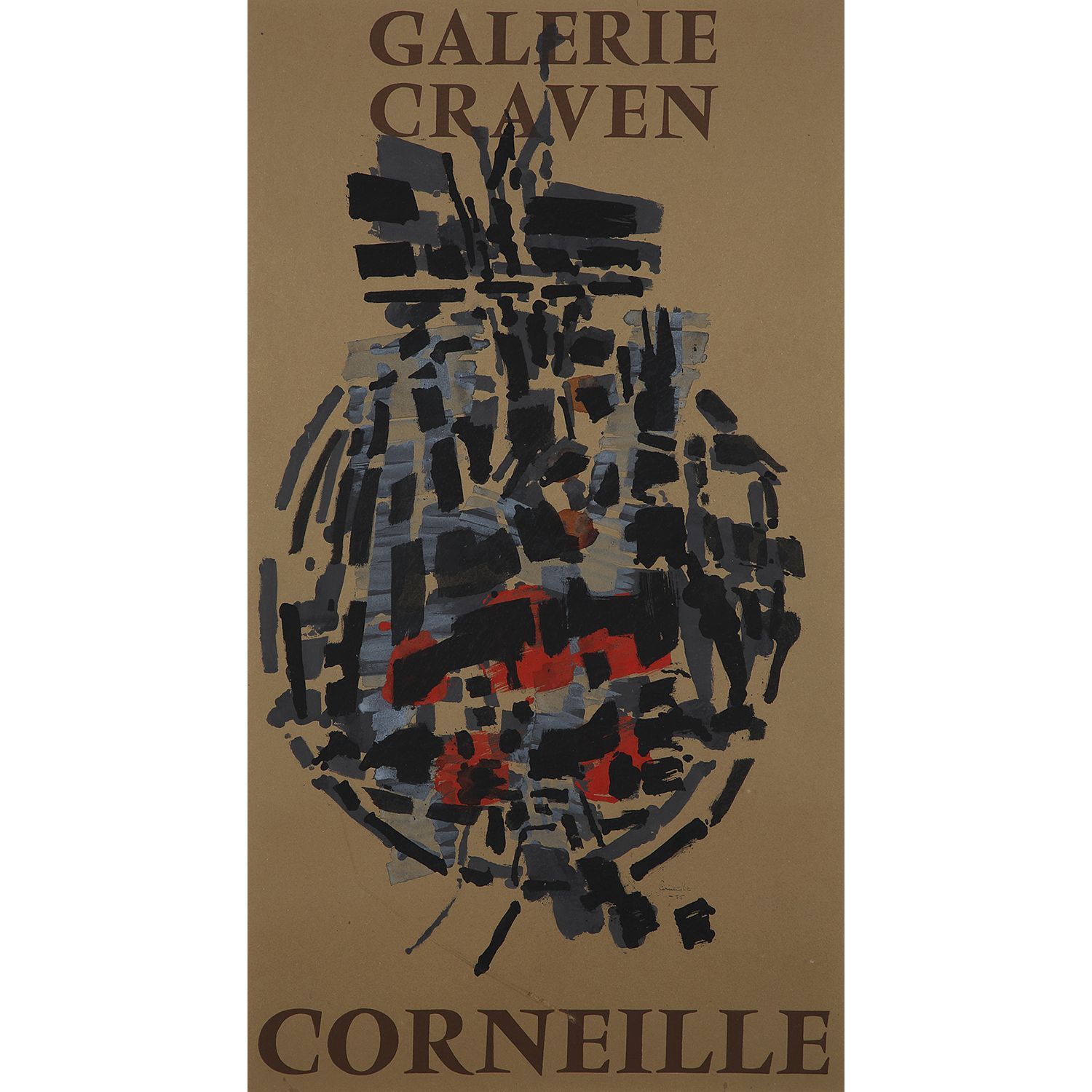 Null CORNEILLE (1922-2010)

SANS TITRE, 1955

Gouache sur papier 

Signé et daté&hellip;