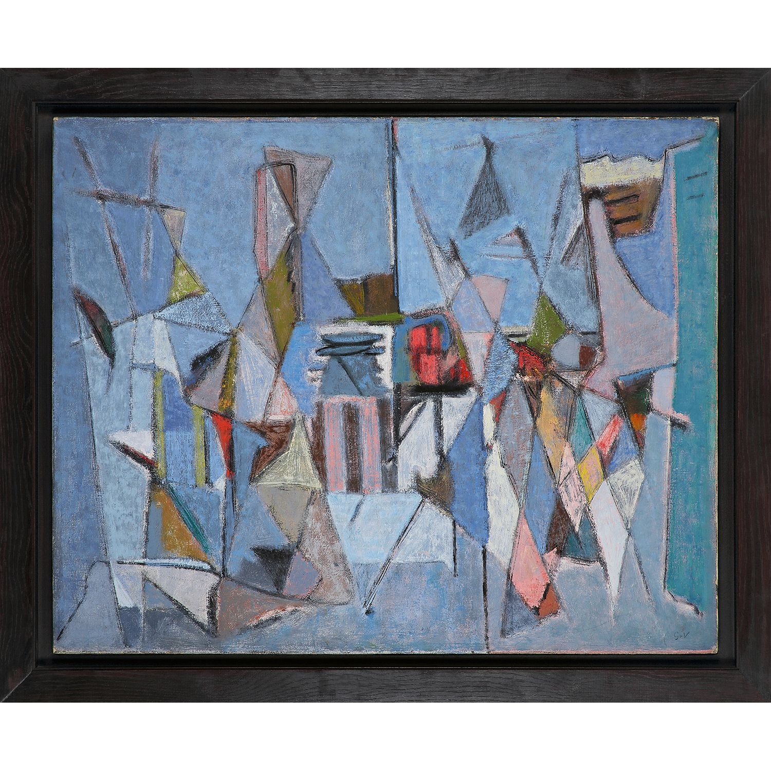 Null GEER VAN VELDE (1898-1977)
COMPOSITION, 1940-1941
Öl auf Leinwand
Monogramm&hellip;