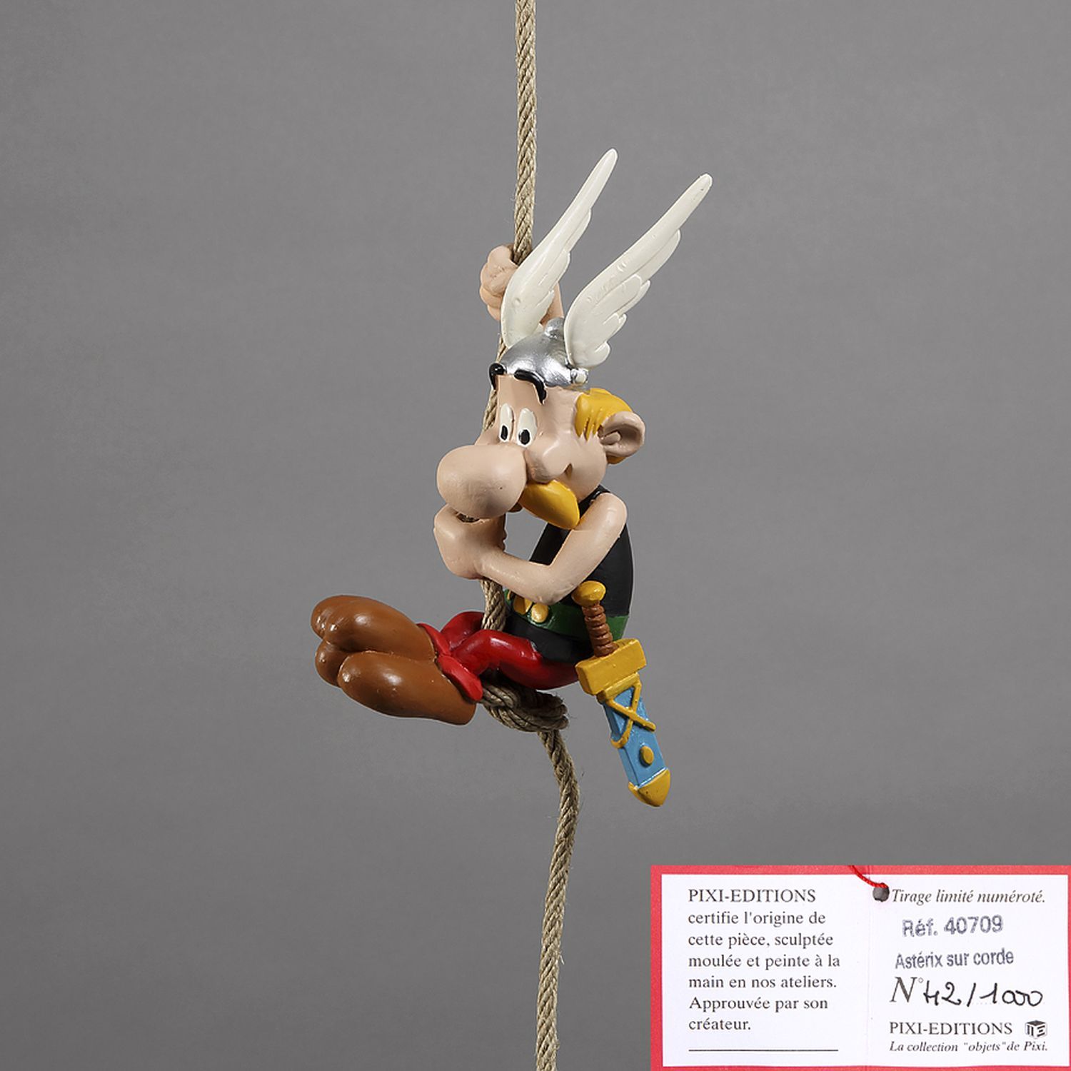 Null UDERZO Albert (1927-2020)
"Astérix à la corde"
Statuette PIXI résine, référ&hellip;