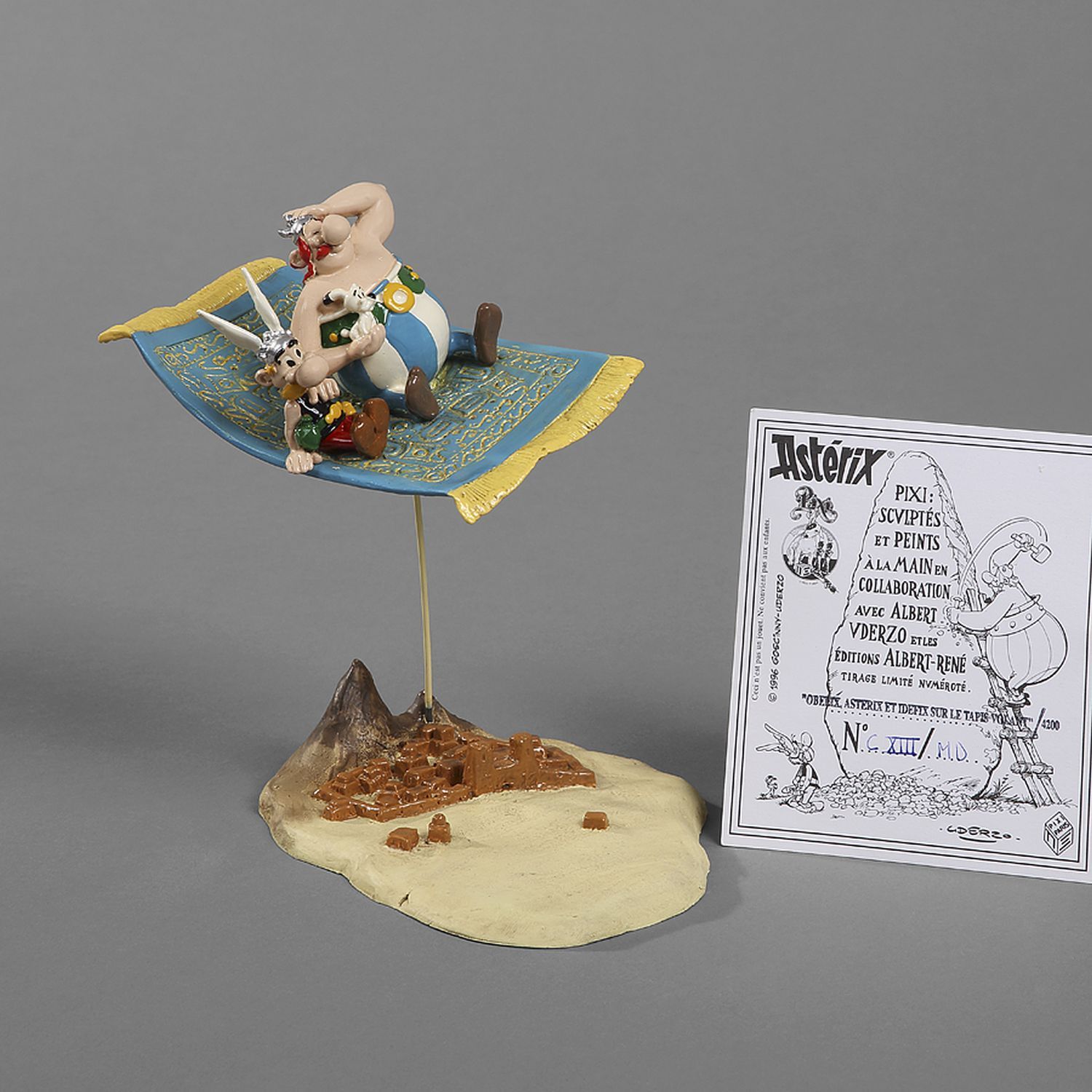 Null UDERZO Albert (1927-2020)
"Astérix tapis-volant"
Statuette PIXI référence 3&hellip;