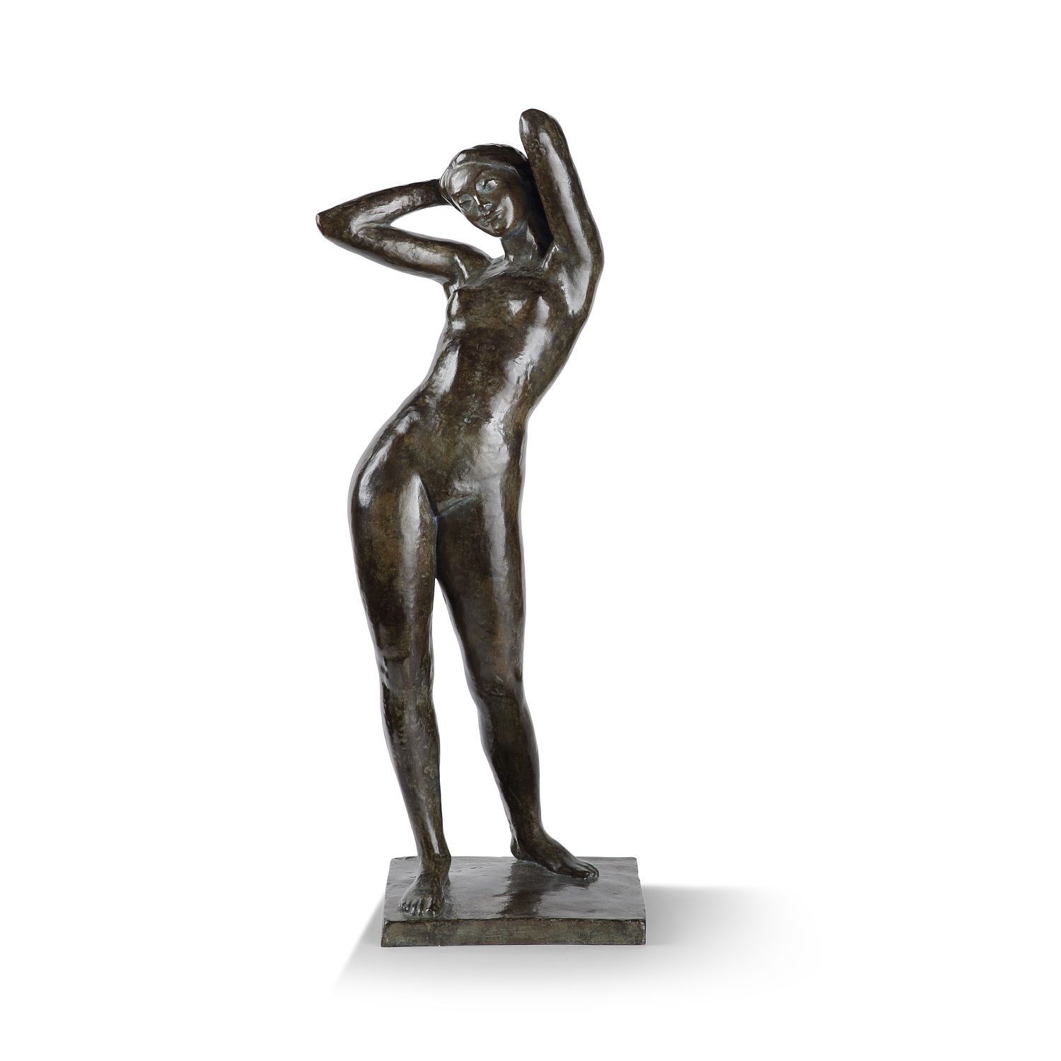Null GABRIEL EUGENE COQUELIN (1907-1996)
LE PRINTEMPS
Bronze with brown patina 
&hellip;