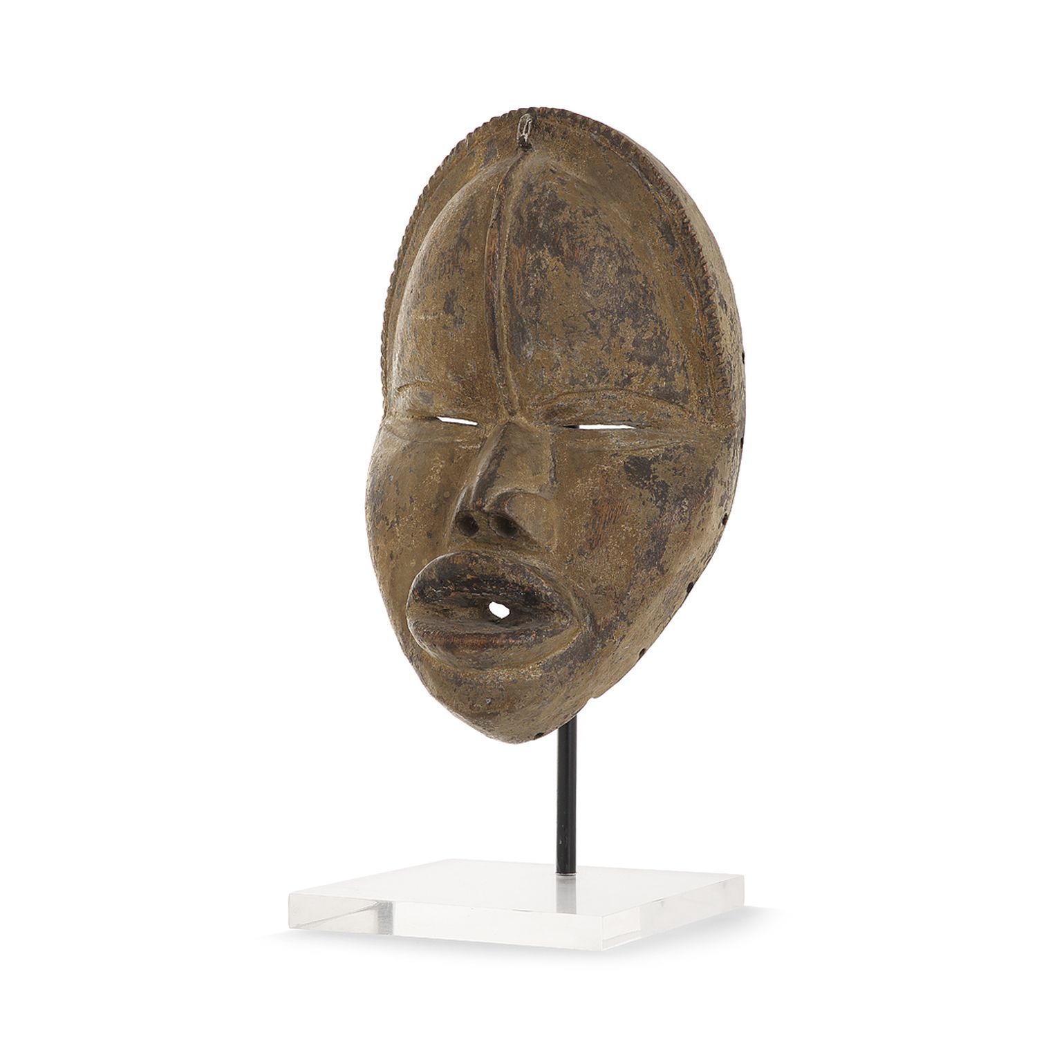 Null DAN STYLE DECORATION MASK, IVORY COAST
wood with crumbling patina
(Wear)
A &hellip;