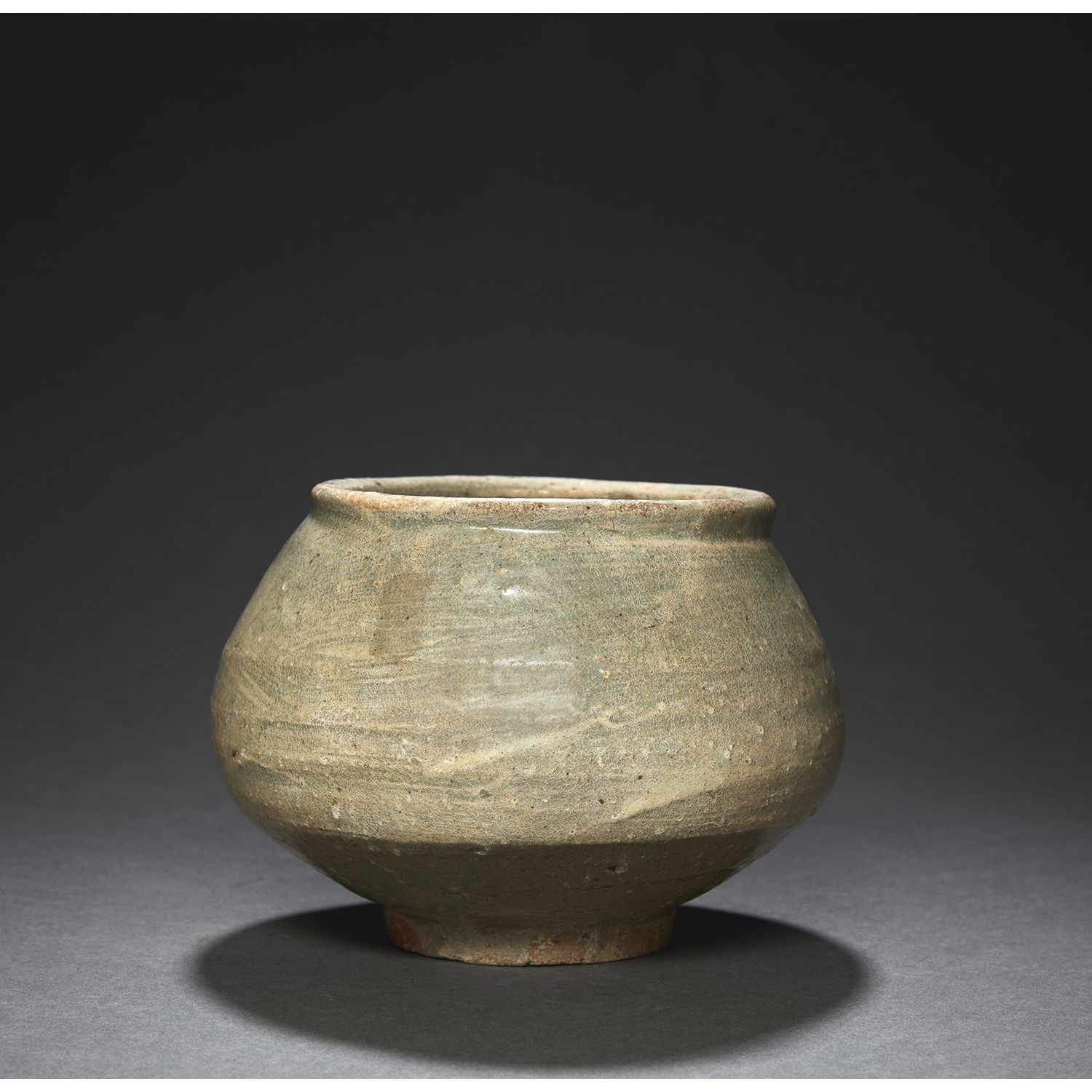 Null SMALL JARRE
in grey celadon glazed stoneware.
(Firing defects).
Korea, Chos&hellip;