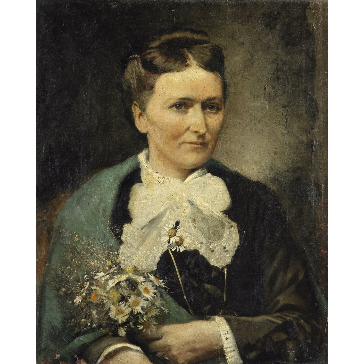 Null LÉO-PAUL ROBERT (1851-1923)
FEMME AU BOUQUET DE FLEURS
Óleo sobre lienzo
Ól&hellip;