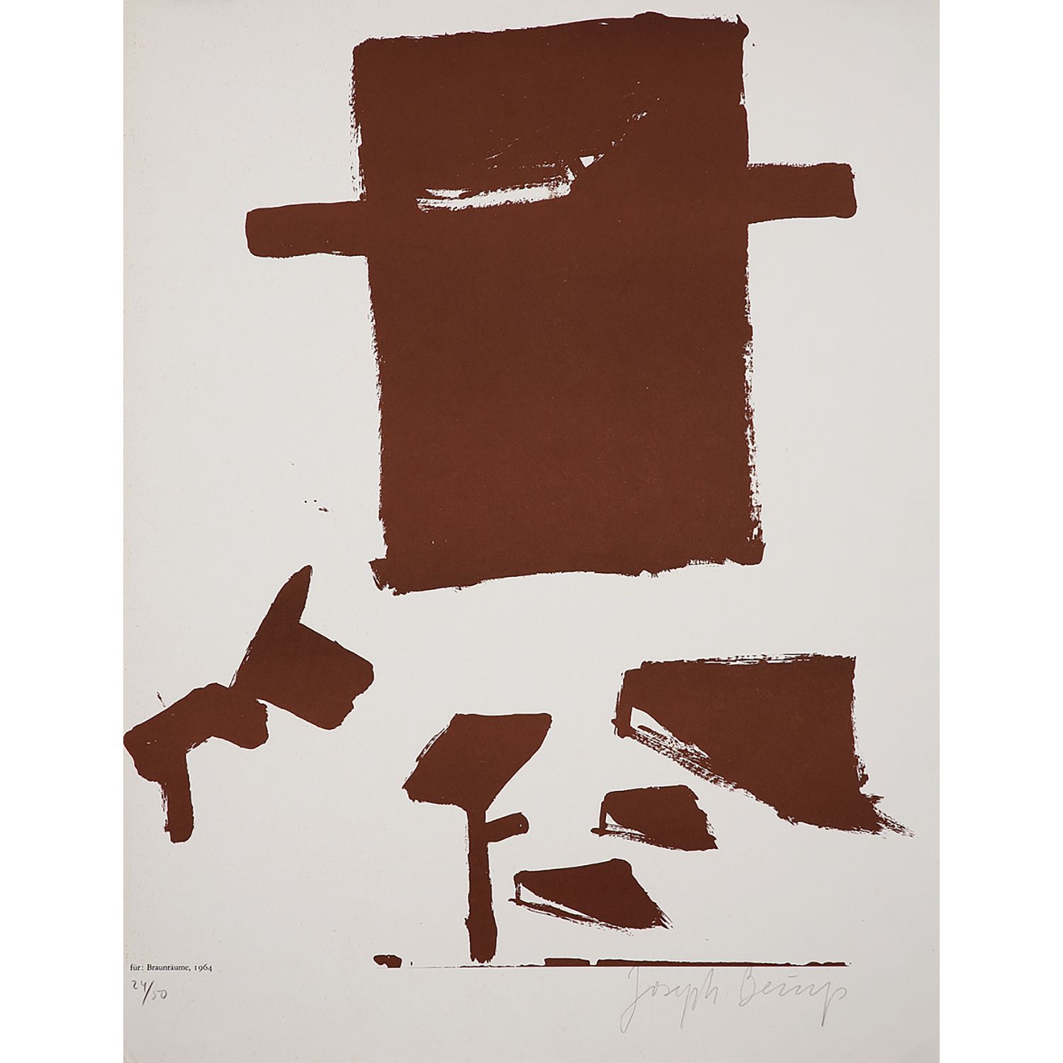 JOSEPH BEUYS (1921-1986) JOSEPH BEUYS (1921-1986)
COMPOSITION
Farblithographie a&hellip;