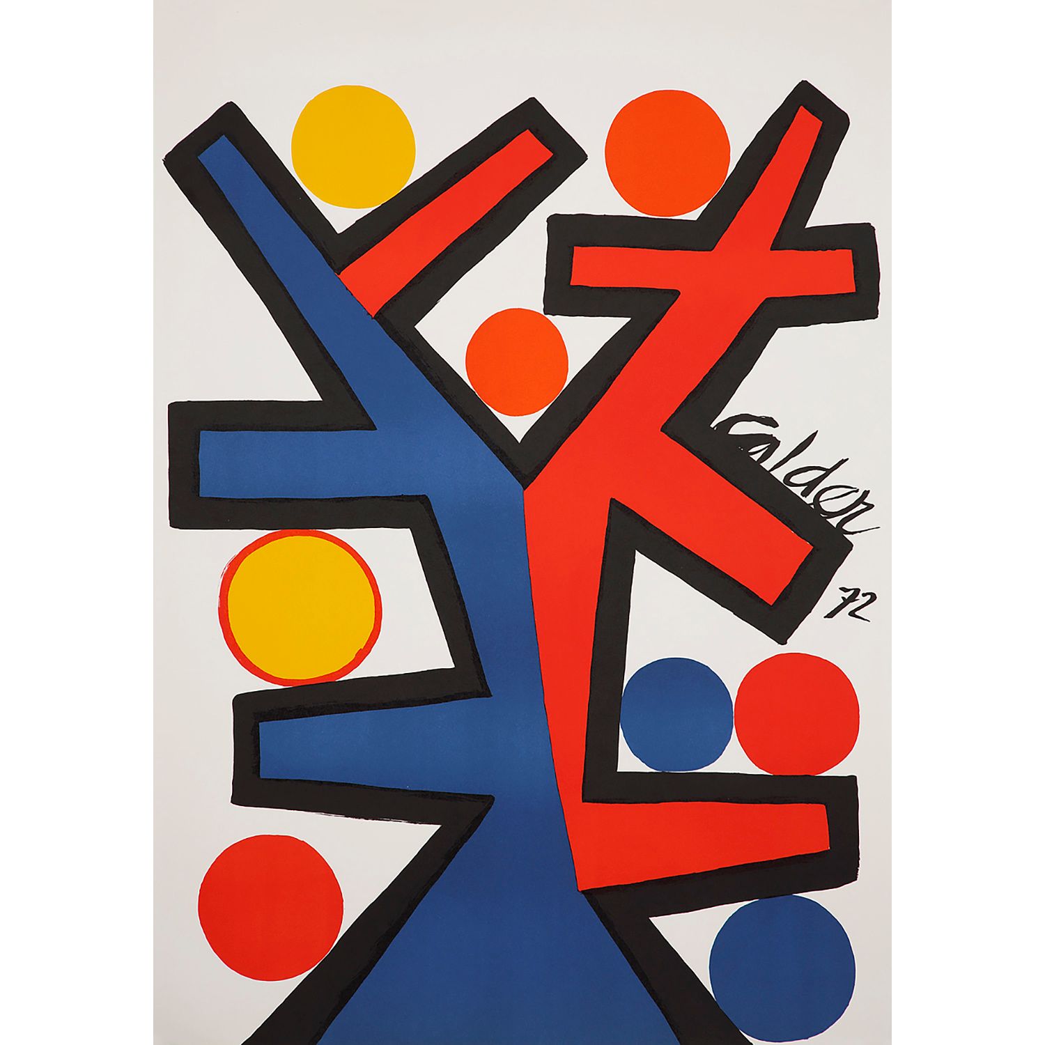 ALEXANDER CALDER (1898-1976) ALEXANDER CALDER (1898-1976)
L'ARBRE, 1972
梭织纸彩色平版画&hellip;