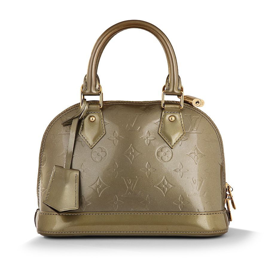 Louis VUITTON, Alma handbag small model in bronze patent…