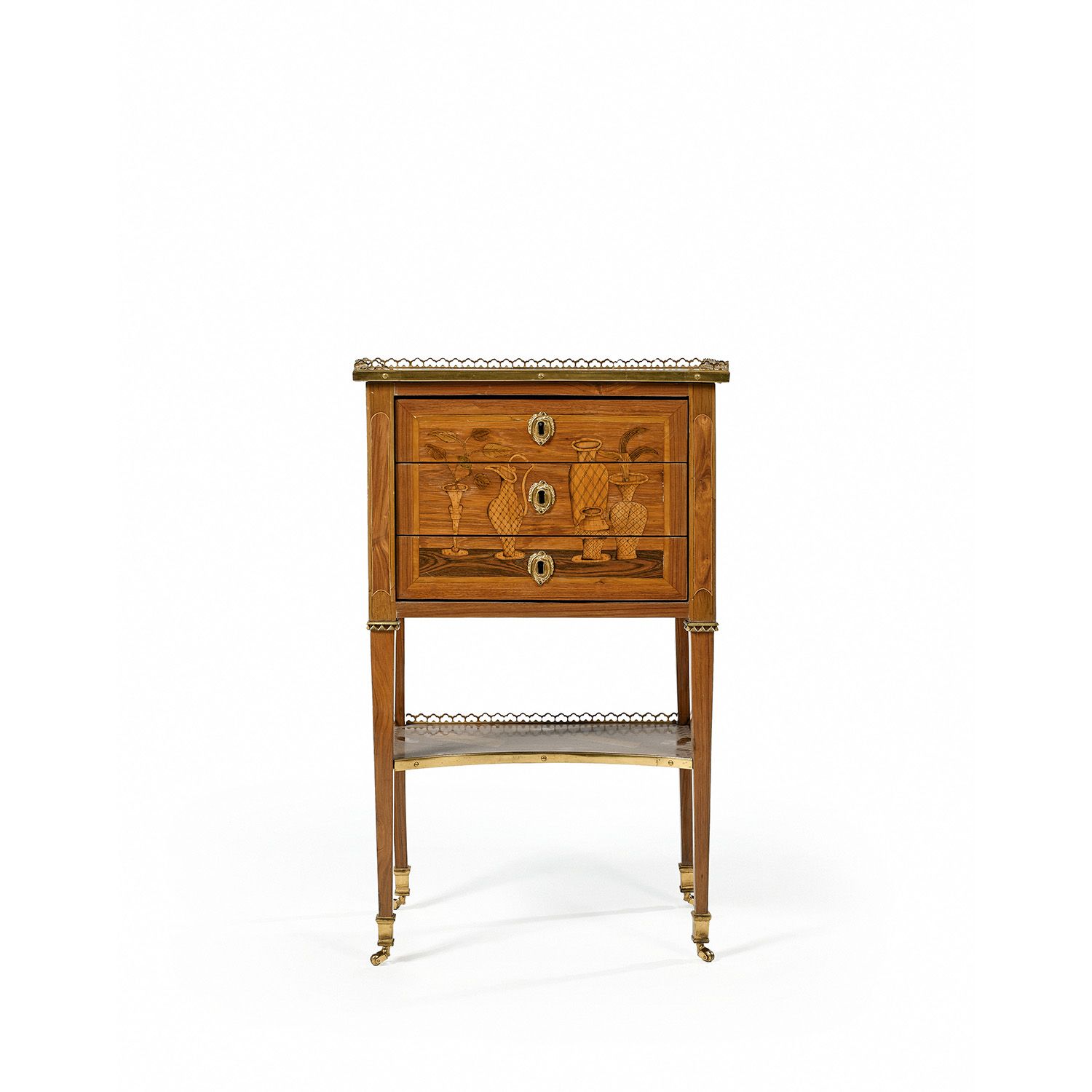 Null CHARLES TOPINO (1742-1803), MESA CHIFFONIÈRE, ESTAMPADA C.TOPINO CON MARCA &hellip;