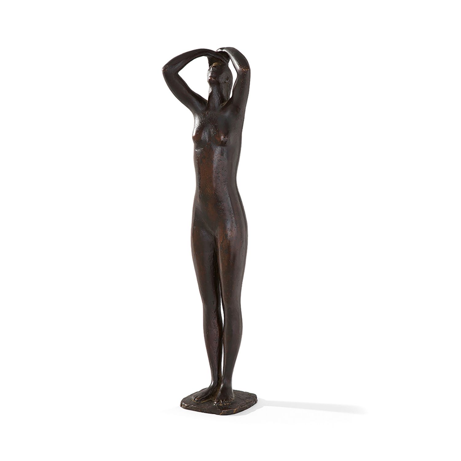 Null PIERRE LAGÉNIE (1938-2020)
Bather
Bronze with brown patina 
Signed and numb&hellip;