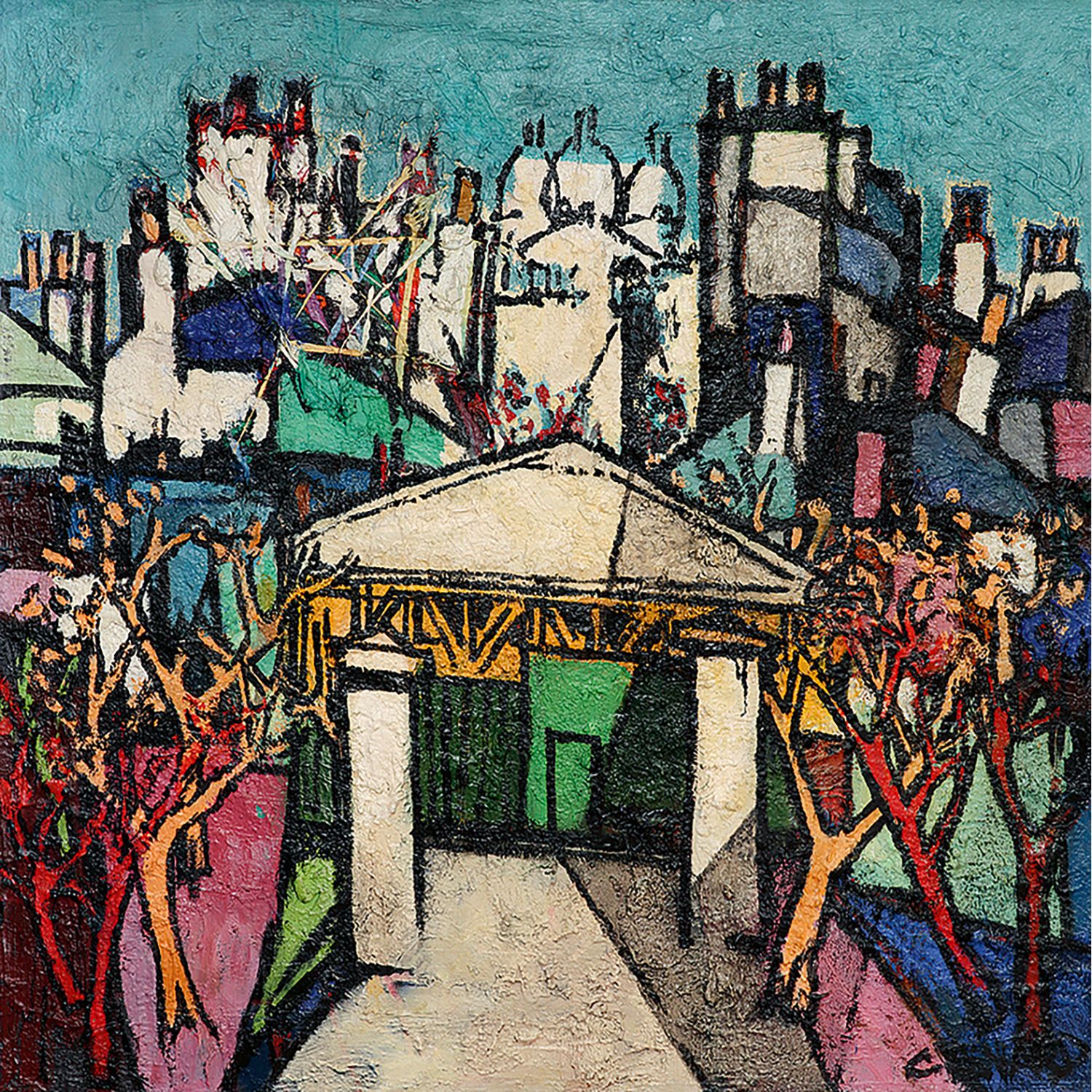 Null CLAUDE VENARD (1913-1999)
Vue de Montmartre
Huile sur toile
Signée en bas à&hellip;