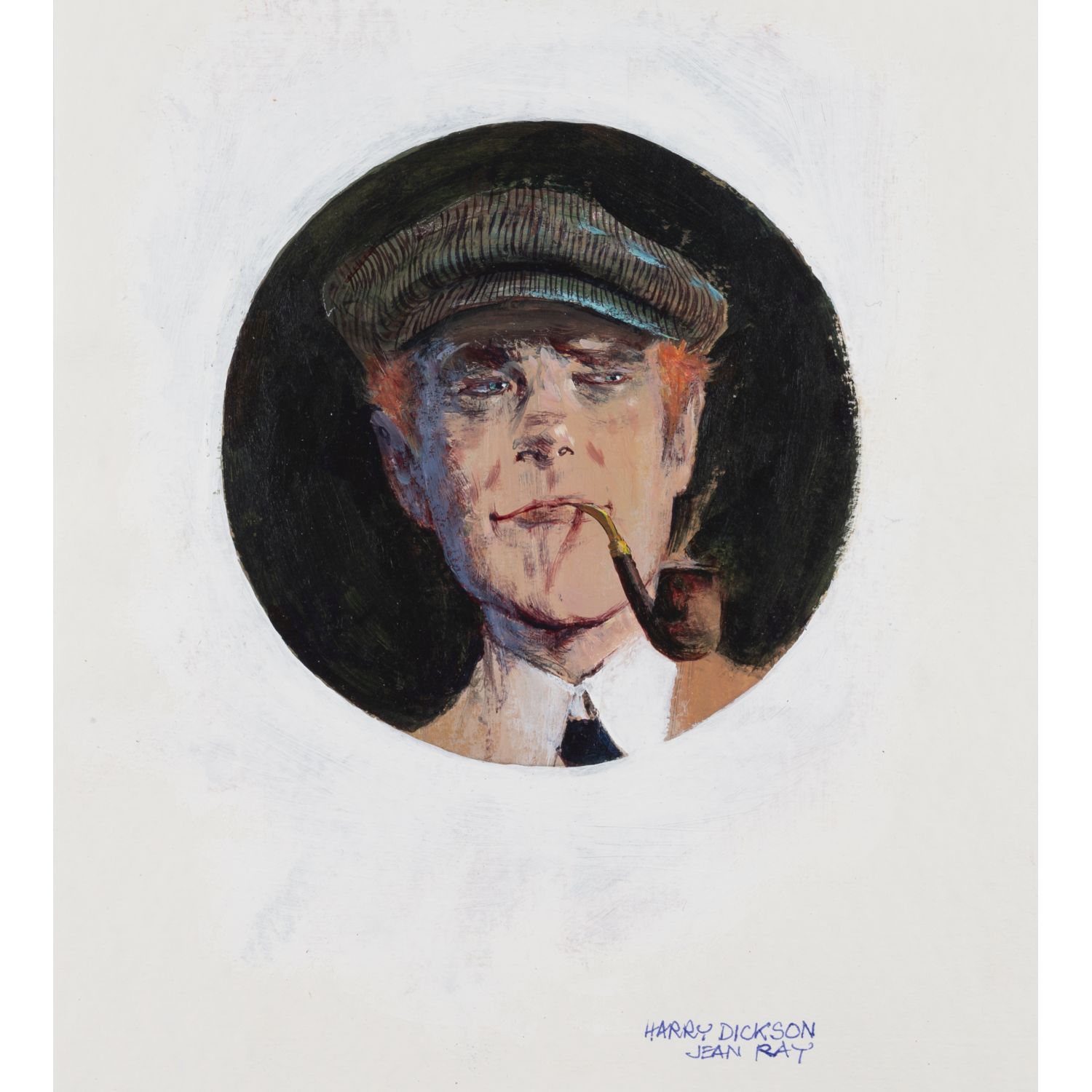Null * René FOLLET (1931-2020)
Harry Dickson
Gouache et acrylique sur papier 
De&hellip;