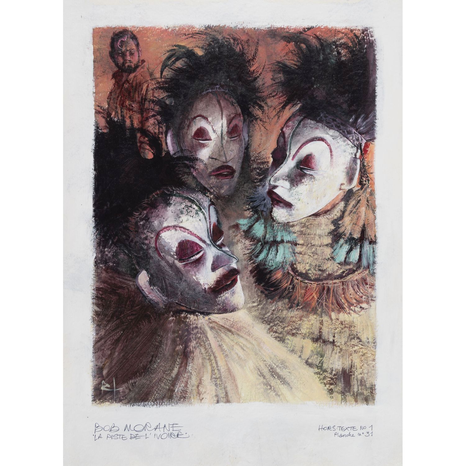 Null * René FOLLET (1931-2020)
Bob Morane, La piste de l'Ivoire, illustration ho&hellip;