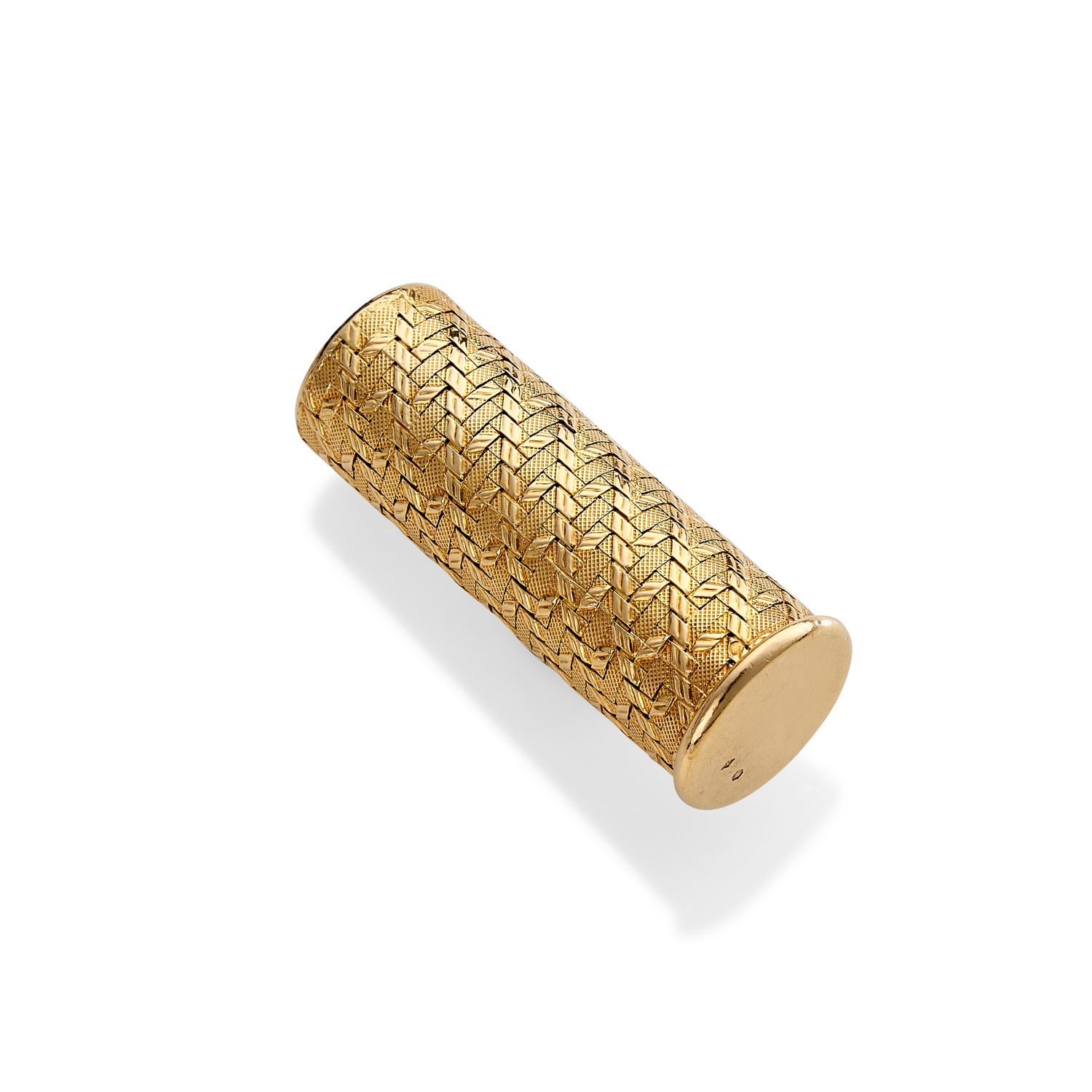 Null 1950S
LIPSTICK CASE
It is cylindrical in textured 18K yellow gold with wick&hellip;