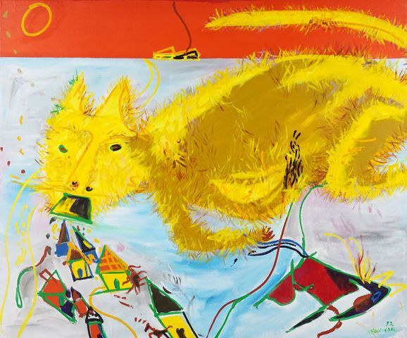 Null BRUNEAU, Kittie (1929-)

Untitled - Yellow chimera

Oil on canvas

Signed a&hellip;