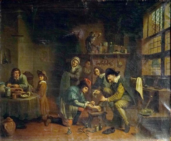 Null HOREMANS, Jan Jozef I (1682-1752/59)

"Le barbier-chirurgien"

Huile sur to&hellip;