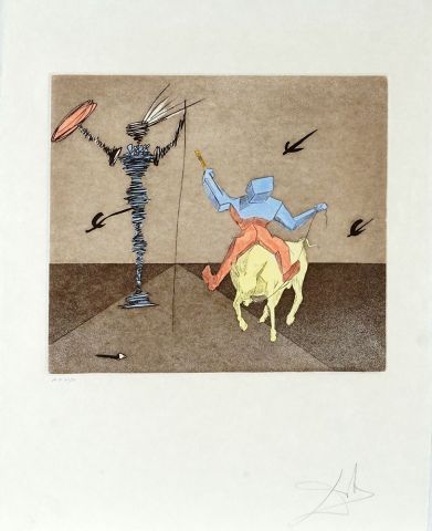 Null DALI, Salvador (1904-1989)

Don Quichote

Eau-forte

Signée en bas à droite&hellip;