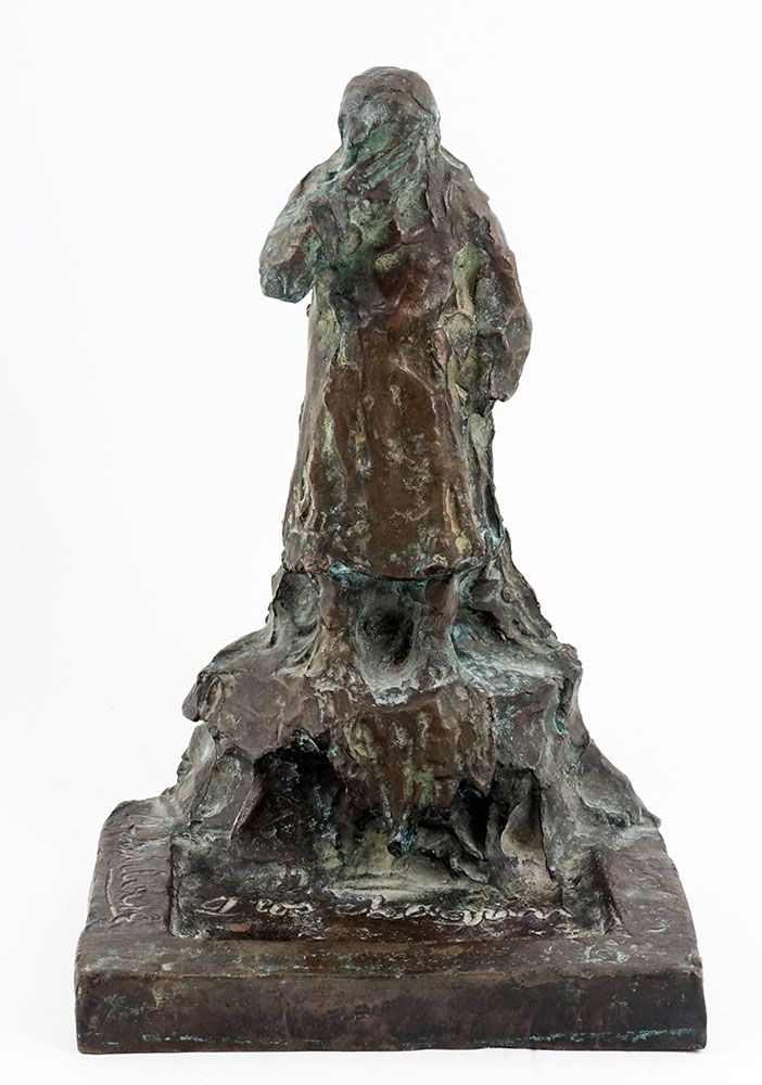 Null LALIBERTÉ, Alfred (1878-1953)
"大悲"。
带有棕色铜锈的青铜器
底座上有签名和标题：A. Laliberté

出处。
&hellip;