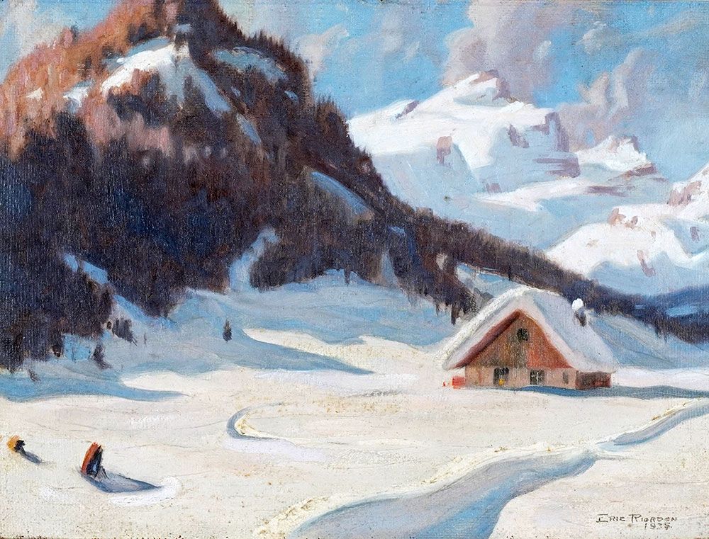 Null RIORDON, Eric John Benson (1906-1948)
"Mountainous Landscape, Winter"
Huile&hellip;