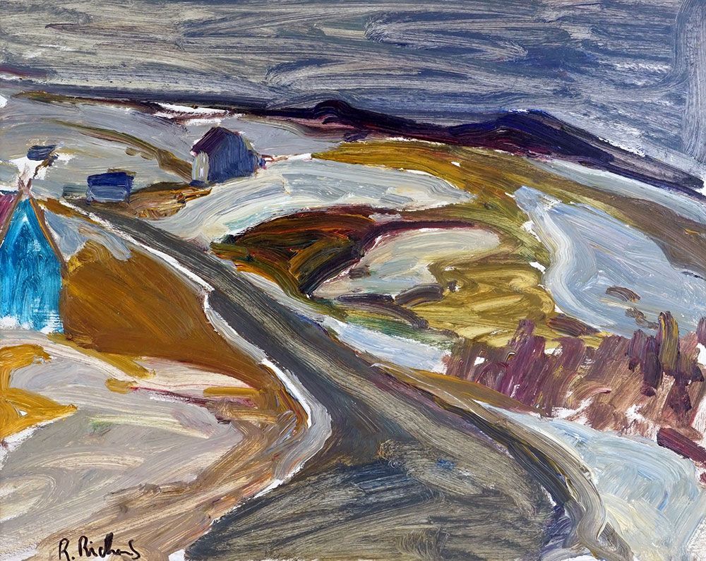 Null 里查德，勒内-让(1895-1982)
沙勒沃瓦的场景
异型油
左下方有签名：R. Richard

出处。
魁北克市G.D.夫人的遗产

41x51&hellip;