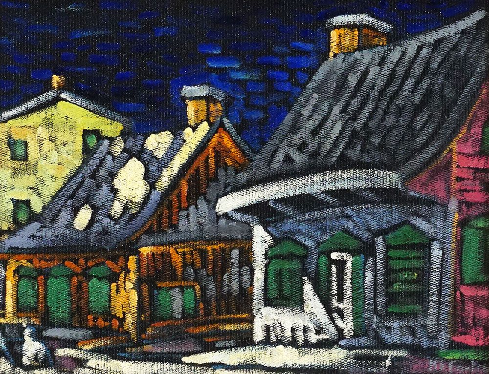 Null FORTIN, Marc-Aurèle (1888-1970)
" Casa en Ste-Rose
Óleo sobre lienzo
Firmad&hellip;