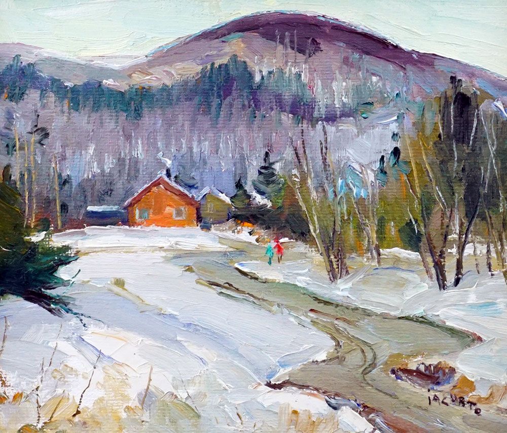 Null IACURTO, Francesco (1908-2001)
"Stoneham"
Oil on canvas
Signed on the lower&hellip;