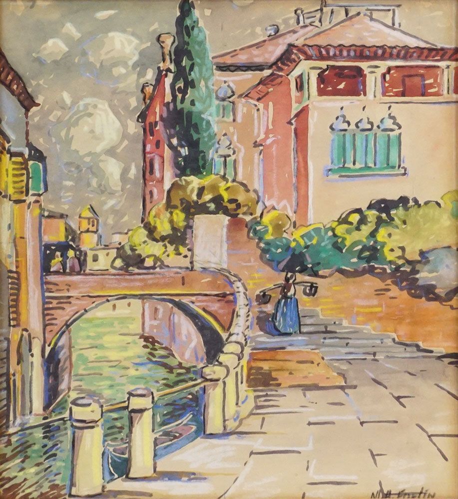 Null FORTIN, Marc-Aurèle (1888-1970)
"Côte d'Azur"
Aquarelle
Signée en bas à dro&hellip;