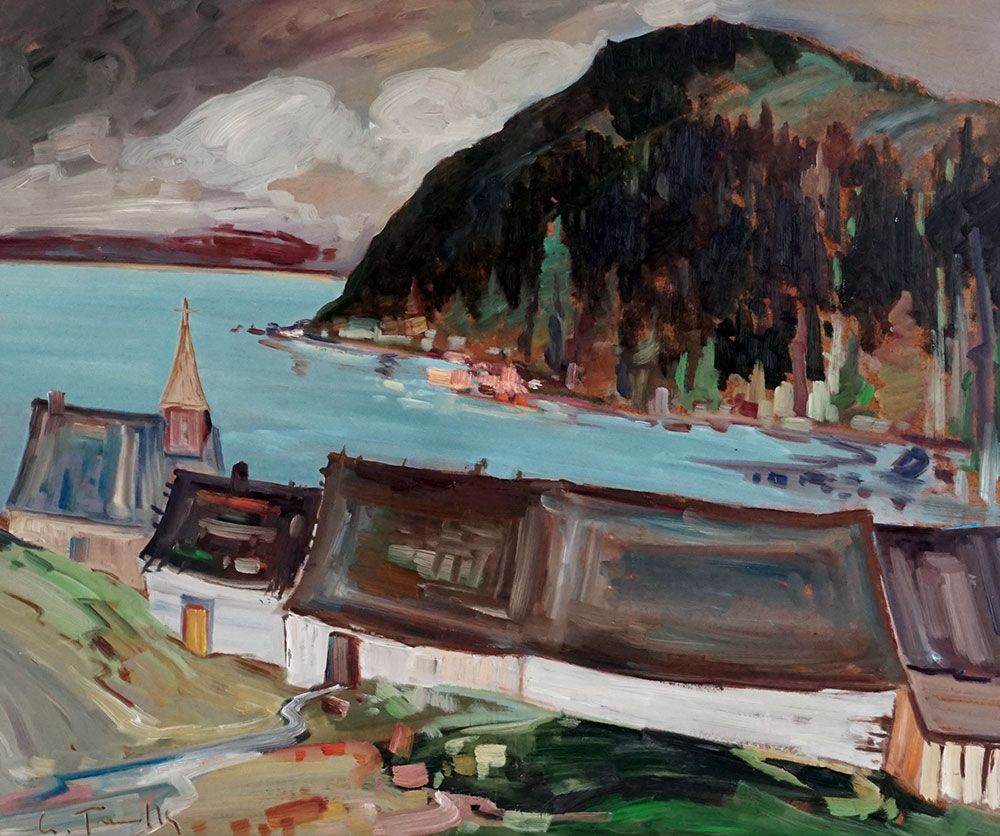 Null TREMBLAY, Louis (1949-)
"Port au Persil"
Huile sur isorel
Signée en bas à g&hellip;
