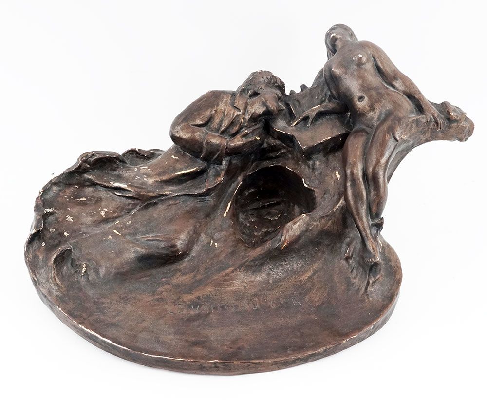 Null LALIBERTÉ, Alfred (1878-1953)
"Le vaisseau d'or" 
Plâtre à patine de bronze&hellip;
