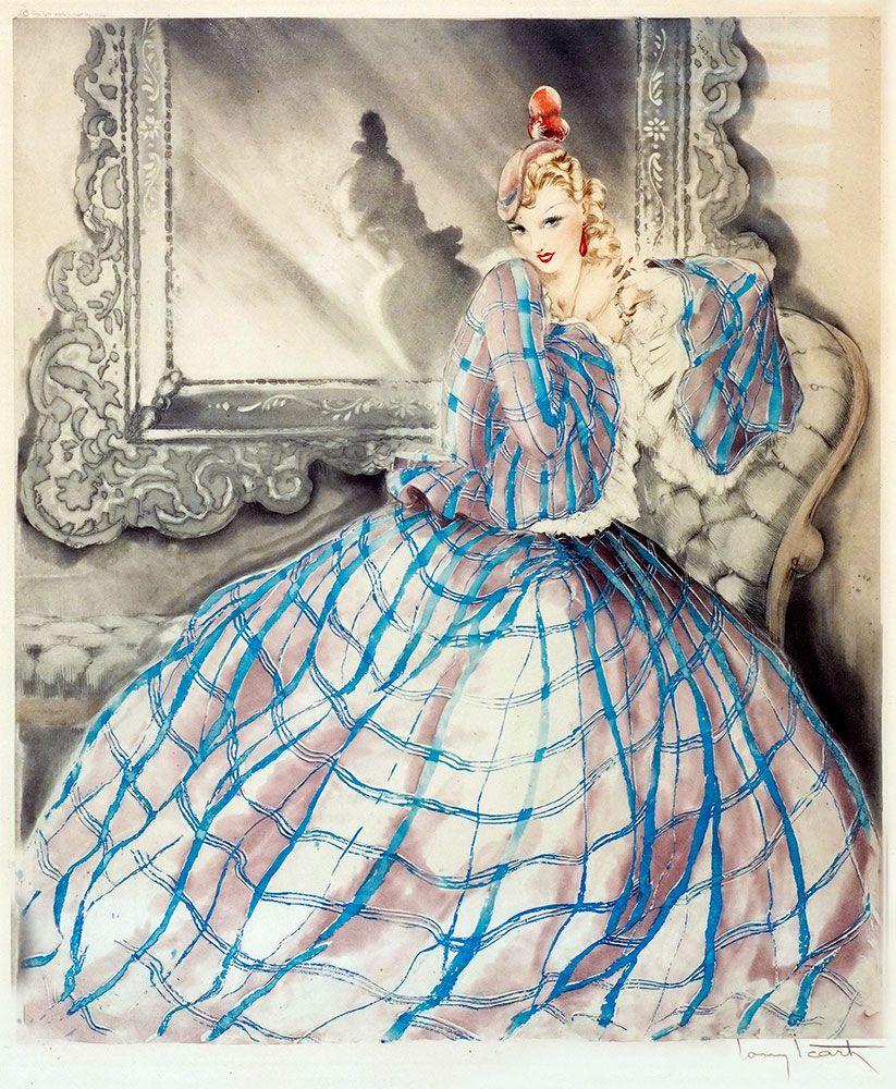 Null ICART, Louis (1888-1950)
Girl in Crinoline, or Miroir de Venise
Etching
Sig&hellip;