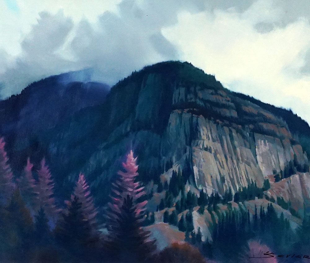 Null SEVIER, Gerald Leslie (1934-)
"Lillcoet Mountain Mood"
Oil on canvas
Signed&hellip;