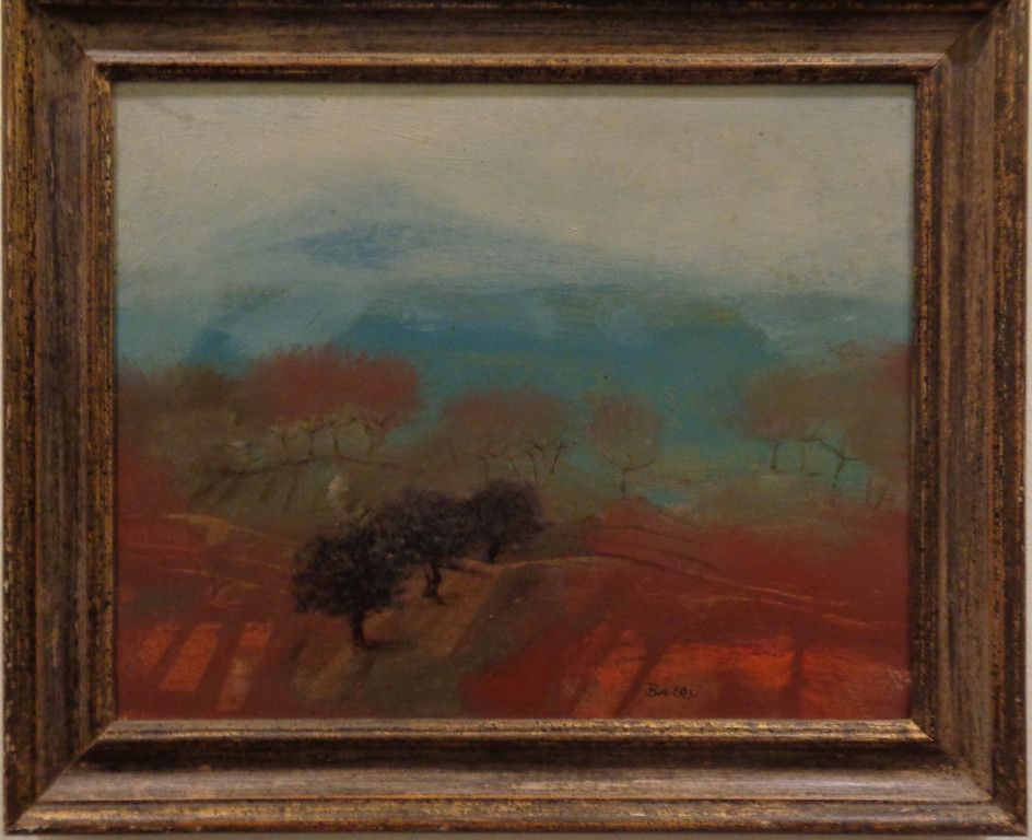 BACOSI MANLIO MANLIO BACOSI (1921-1998) 
Olive trees in Umbria
oil on cardboard
&hellip;