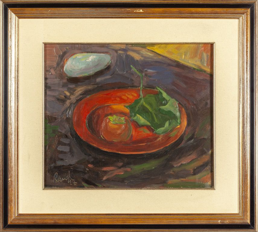 DIPINTO Rand
Still Life with Plates
oil on board cm.40x34
f.To. And d.To. On s. &hellip;