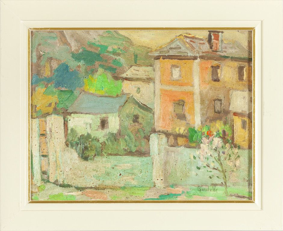 GARDELLA RICCARDO GARDELLA RICCARDO (1909-1986) 
Borgoratti
oil on panel cm.34x2&hellip;