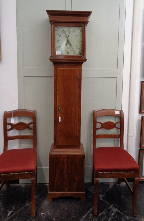 OROLOGIO Wooden tower clock early XX century.
H.Cm.194