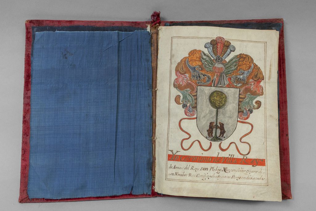 Sentenza in pergamena con miniature datata 1530 羊皮纸上的判决书与1530年的微型图画