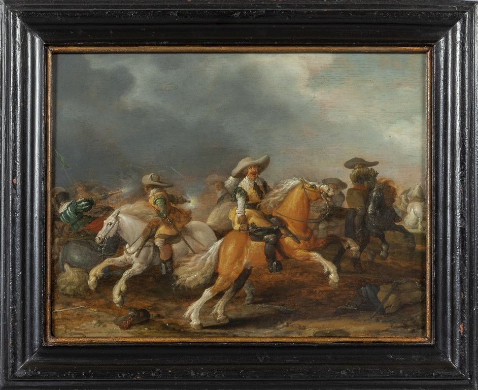 PALAMEDESZ PALAMEDES (1607-1638) PALAMEDESZ PALAMEDES (1607-1638)
"骑兵的冲突" 油画板
cm&hellip;