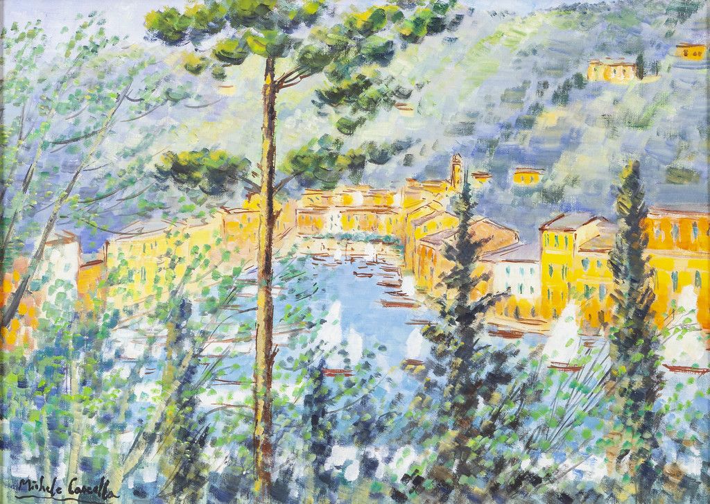 MICHELE CASCELLA (1892-1989) MICHELE CASCELLA (1892-1989)
Portofino 1980-88
布面油画&hellip;